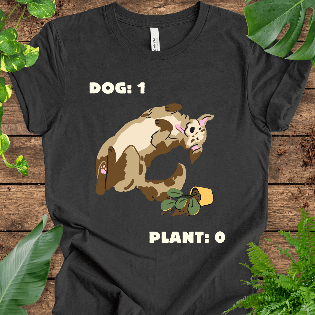 Dog vs Plant (Golden Retriever) T-Shirt