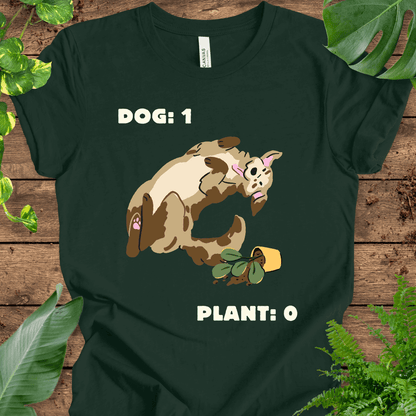 Dog vs Plant (Golden Retriever) T-Shirt