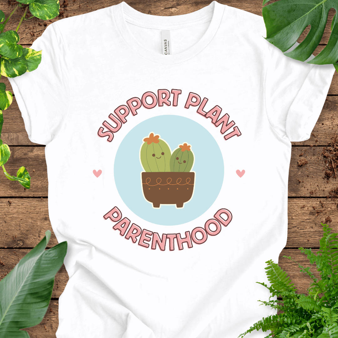 Support Plant Parenthood (Blue) T-Shirt