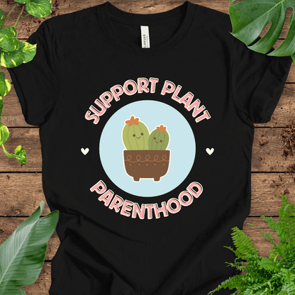 Support Plant Parenthood (Blue) T-Shirt