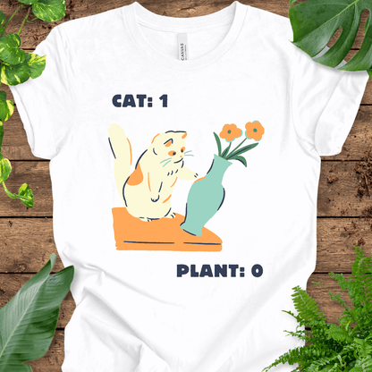 Cat vs Plant T-Shirt