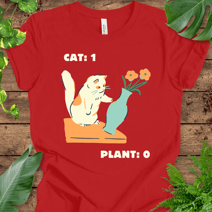 Cat vs Plant T-Shirt