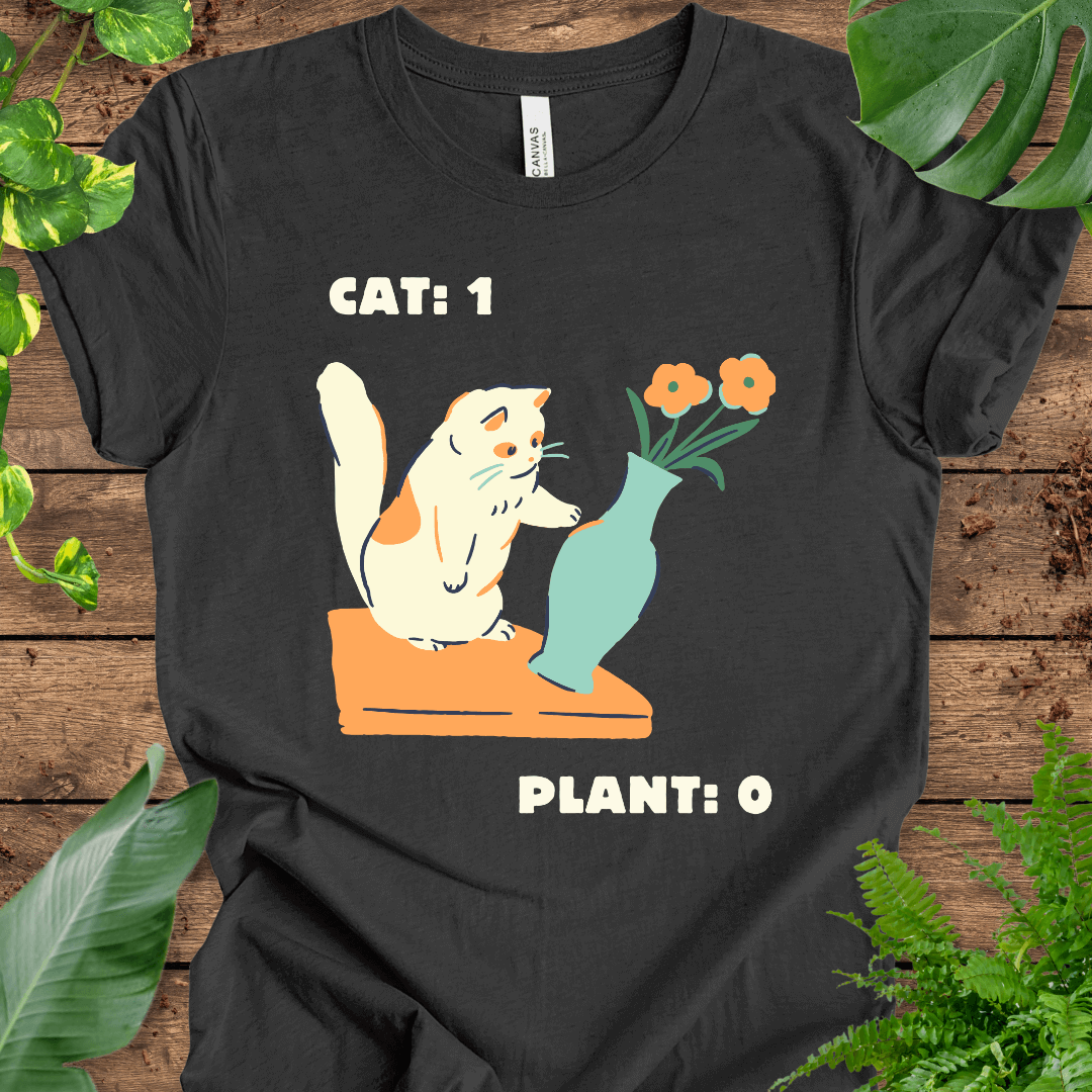 Cat vs Plant T-Shirt