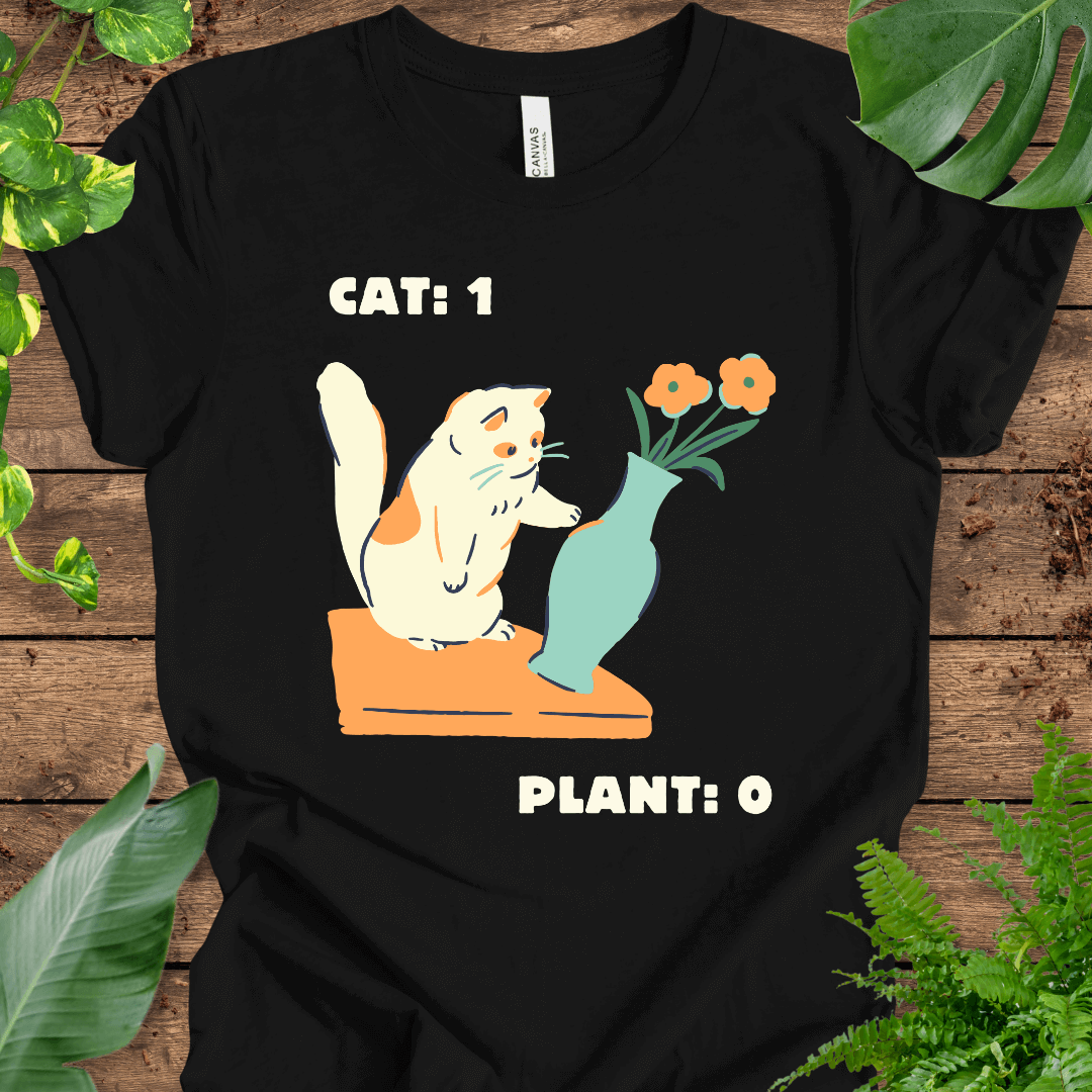 Cat vs Plant T-Shirt