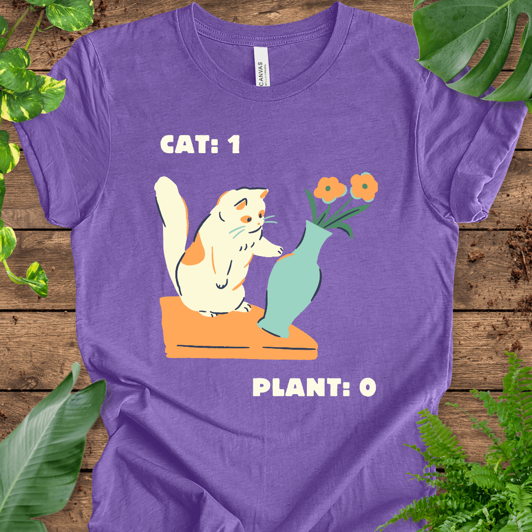 Cat vs Plant T-Shirt