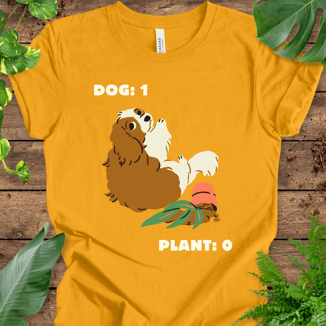 Dog vs Plant (Cocker Spaniel) T-Shirt