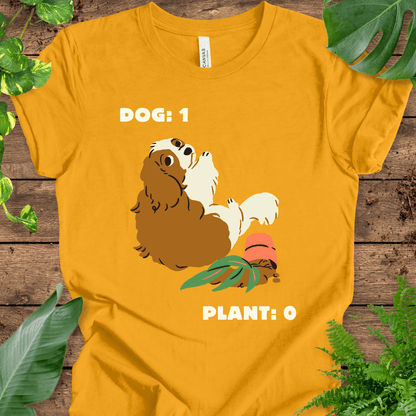 Dog vs Plant (Cocker Spaniel) T-Shirt