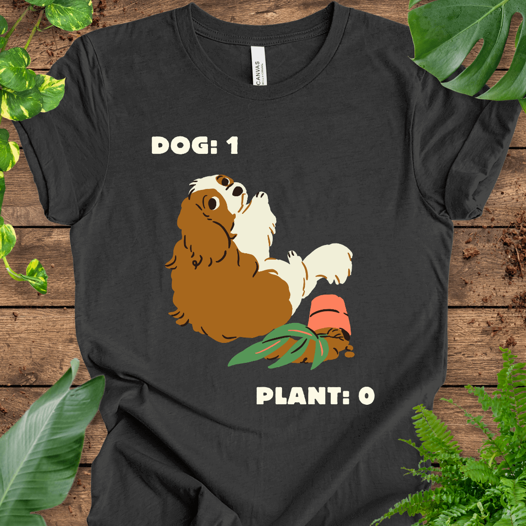 Dog vs Plant (Cocker Spaniel) T-Shirt