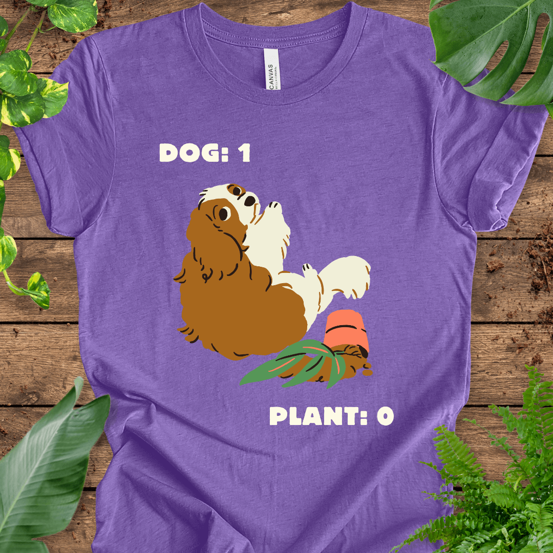 Dog vs Plant (Cocker Spaniel) T-Shirt