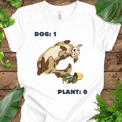 Dog vs Plant (Golden Retriever) T-Shirt